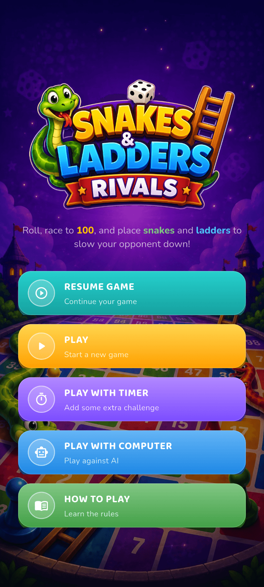 Snakes & Ladders Rivals screenshot