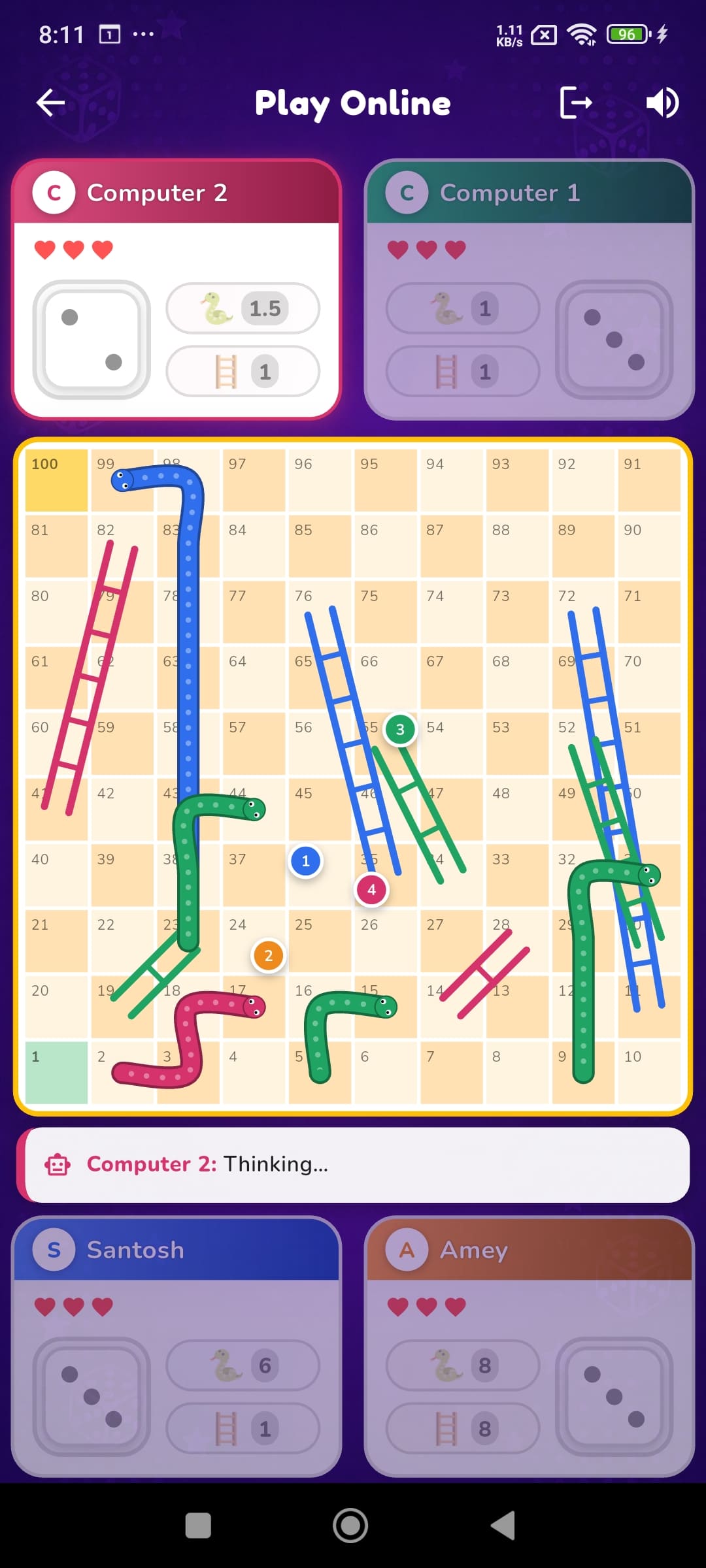 Snakes & Ladders Rivals screenshot