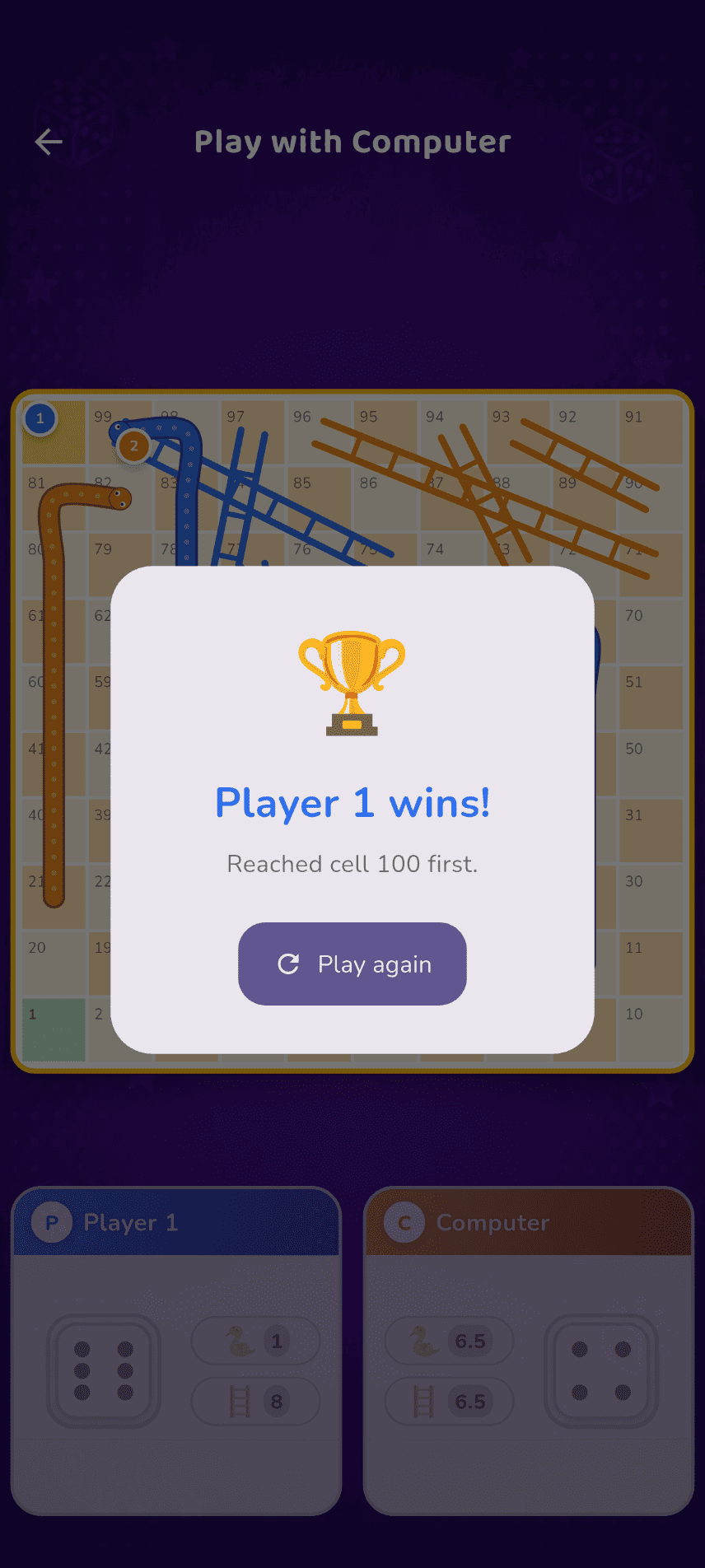 Snakes & Ladders Rivals screenshot